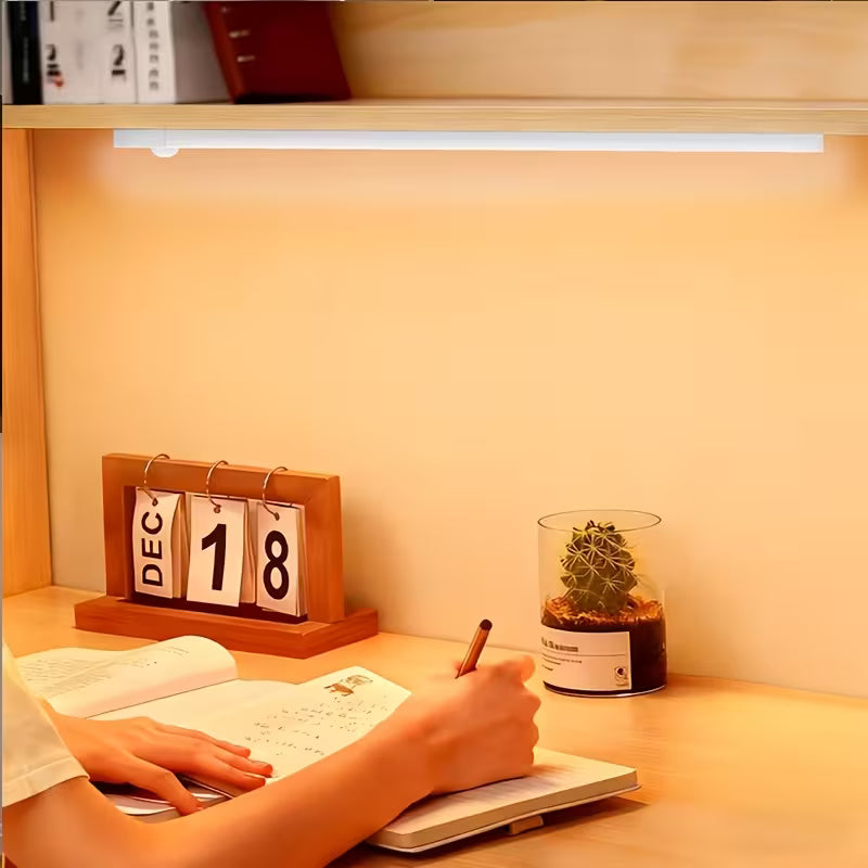 🔥Buy 1 Get 1 Free | Magnetic USB LED Under Cabinet Light, 28cm 3 Color Dimmable Eye-Care Desk Lamp