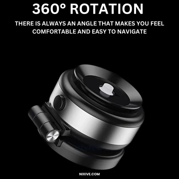 Electric Suction Magnetic Car Phone Mount | 360° Rotation Reusable Dashboard Cell Phone Holder, No Residue
