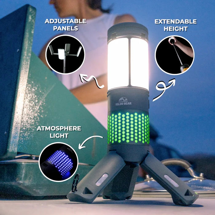 Rover Camping Light X | 5-in-1 Extendable Magnetic Outdoor Lantern With Power Bank