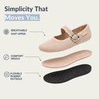 Limited Time Buy 1 Get 1 FREE｜Wide-Toe Healthy Mary Jane Comfort Flats