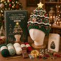 🎄 Light Up Christmas Tree Crochet Hat DIY Kit ✨ Handmade Knit Holiday Hat for Party Photo ⏳ Limited Time Discount!