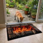 3D Optical Illusion Halloween Skeleton Crypt Doormat Spooky Skull Halloween Porch Decor