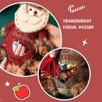 🎅 Christmas Plush Candy Gift Bags 🍬 | Santa Snowman Reindeer Treat Pouches, Transparent Window & Zipper Design 🎁 Limited Time Discount!