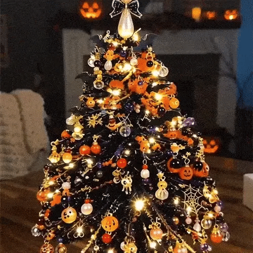 🎄 DIY Beaded Mini Light Up Tree Kit 🎃 | Seasonal Tabletop Handmade Ornament for Halloween, Christmas & Holiday Decor ⏳ Limited Time Discount!