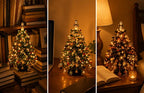 🎄 DIY Beaded Mini Light Up Tree Kit 🎃 | Seasonal Tabletop Handmade Ornament for Halloween, Christmas & Holiday Decor ⏳ Limited Time Discount!