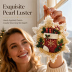 🎄 LIMITED-TIME 50% OFF! ✨ Christmas DIY Painting Hanging Ornaments Set – Pearl Shine, Fun Craft, Festive Decor ✨