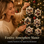 🎄 LIMITED-TIME 50% OFF! ✨ Christmas DIY Painting Hanging Ornaments Set – Pearl Shine, Fun Craft, Festive Decor ✨